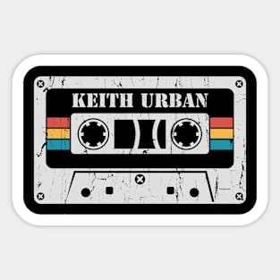 Cassette Vintage - Keith Urban Sticker